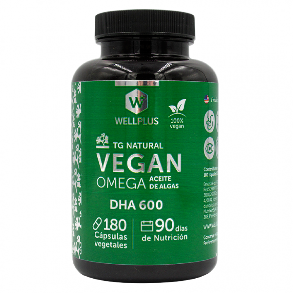 Omega Vegano Dha Capsulas Marca Wellplus Tremus