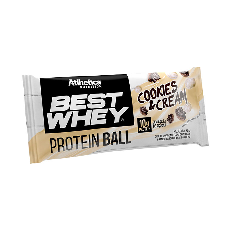 Bolitas De Proteina Best Whey Sabor Cookies And Cream Sin Az Car