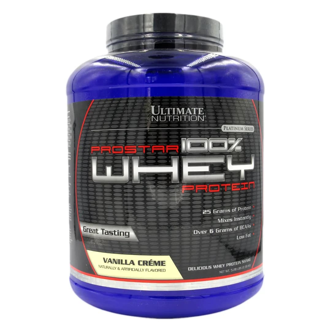 Prostar 100% Whey Protein Sabor Crema de Vainilla 2.39 kg