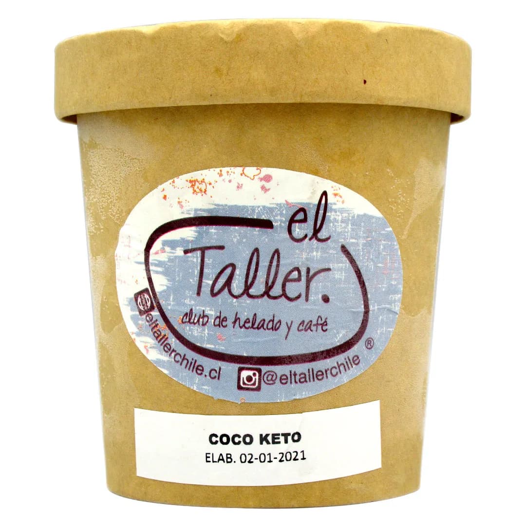 Helado Keto Sabor Coco 453 ml