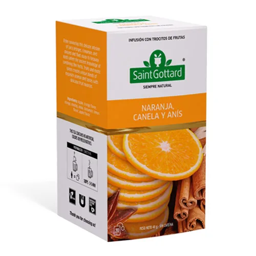 Infusión de Hierbas Naranja Canela Anís 20 bolsas