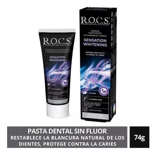 Pasta de Dientes Vegano sin gluten Sensation Whitening, eXtreme fresh 74 g