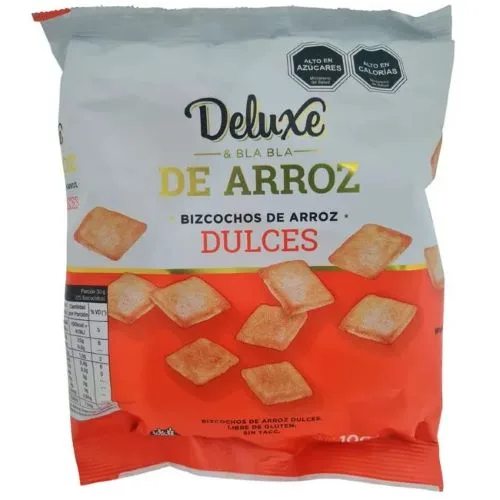 Bizcochos de Arroz Dulces Libre de Gluten Sin TACC 100 gr