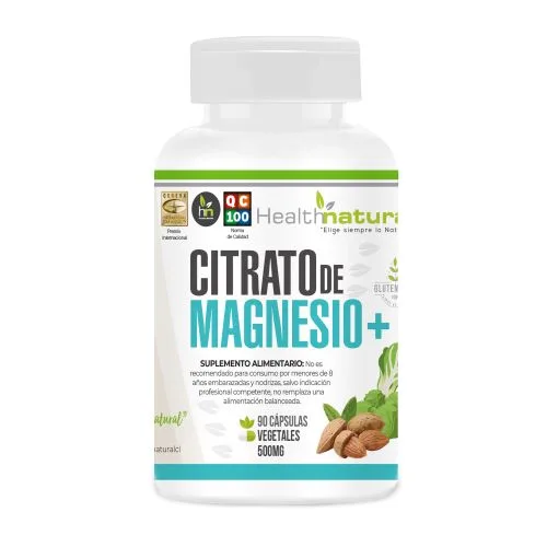 Citrato de Magnesio Plus 90 Capsulas Libre de Gluten