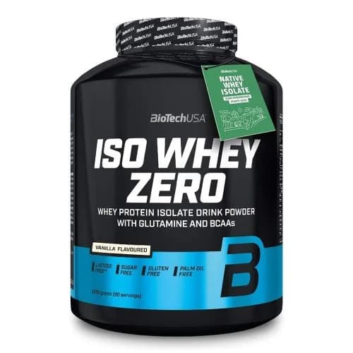Proteína Iso Whey Zero Lactosa Sin Gluten Sabor Vainilla 2270 grs