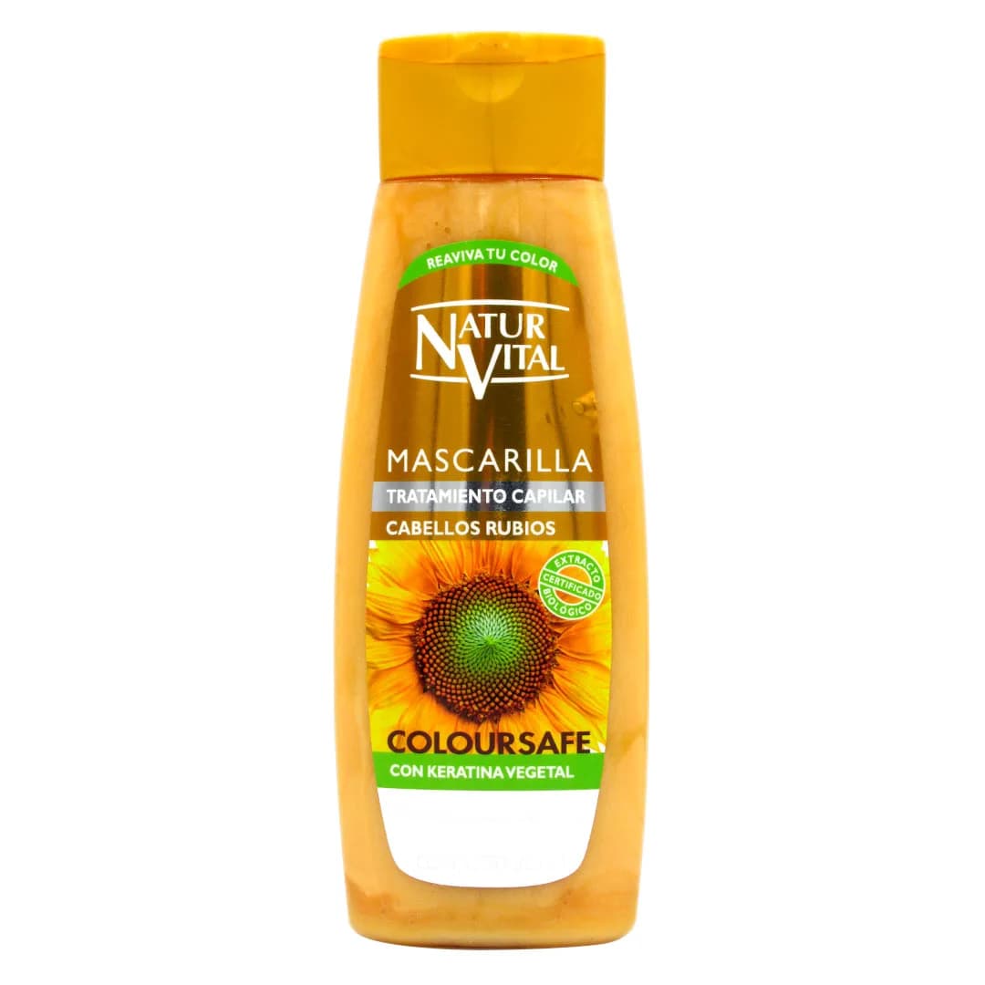 Mascarilla Cabellos Rubioscon Keratina vegetal 300ml