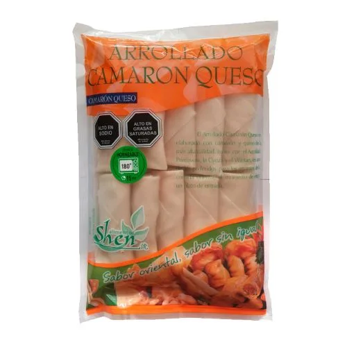 Arrollado Camarón Queso 10 unidades 400 grs