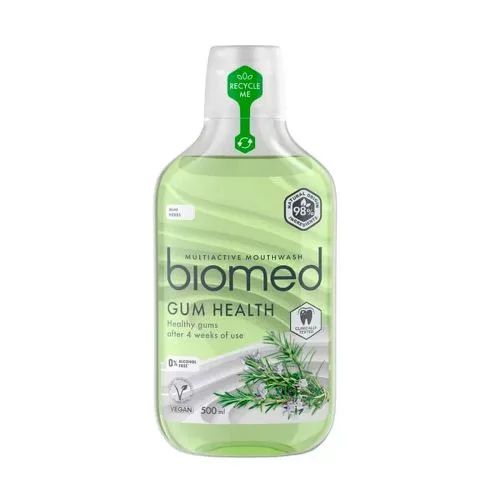 Enjuague Bucal Encias y Proteccion antibacteriana Vegano GUM HEALTH 500ml