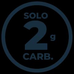 Solo 2 g de carbohidratos por porción