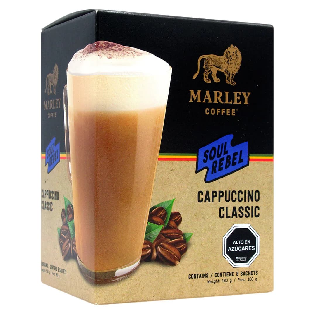 Café Instantaneo «Soul Rebel Cappuccino», 8 und Sachets, 180 gr