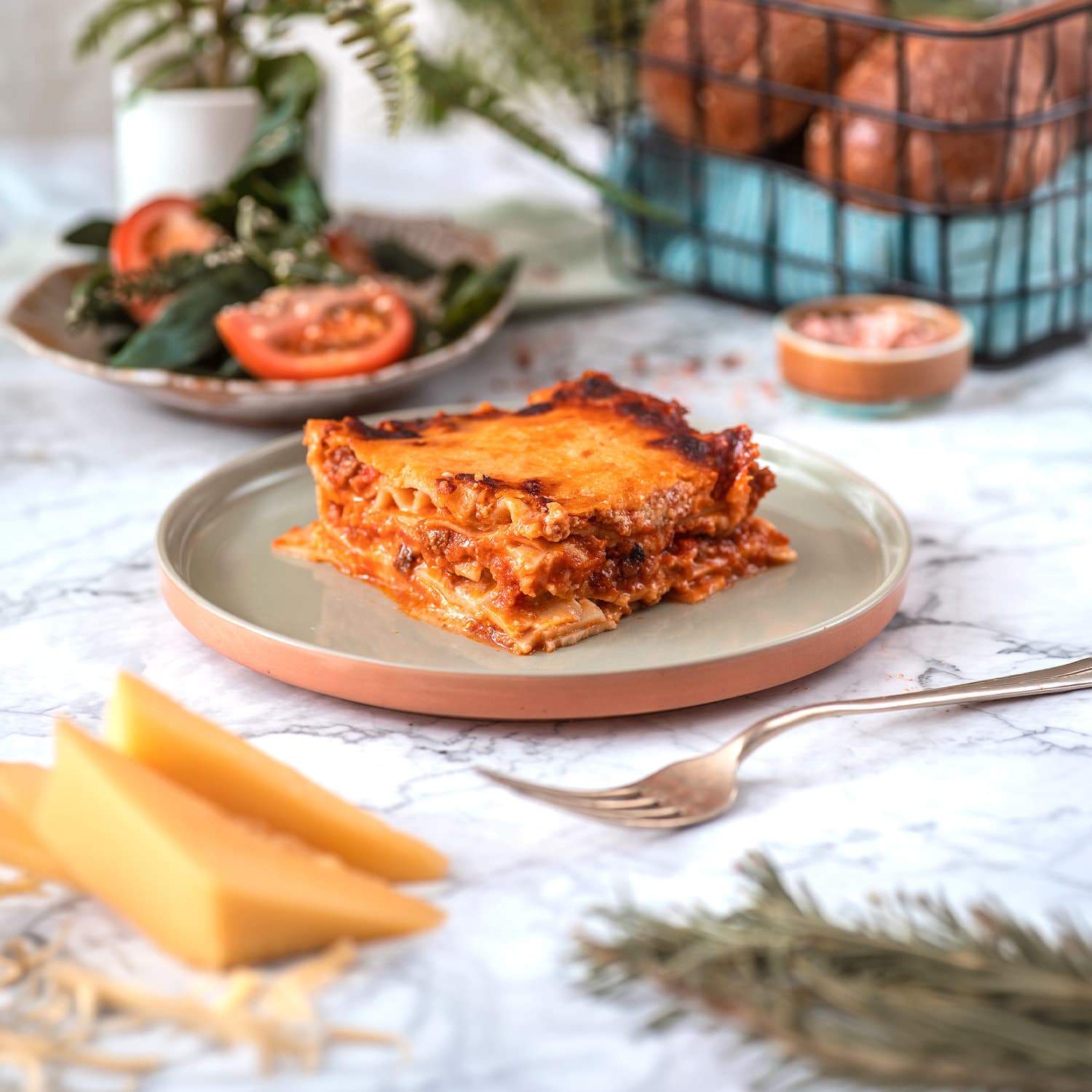Lasaña Bolognesa Keto Individual, 333 g
