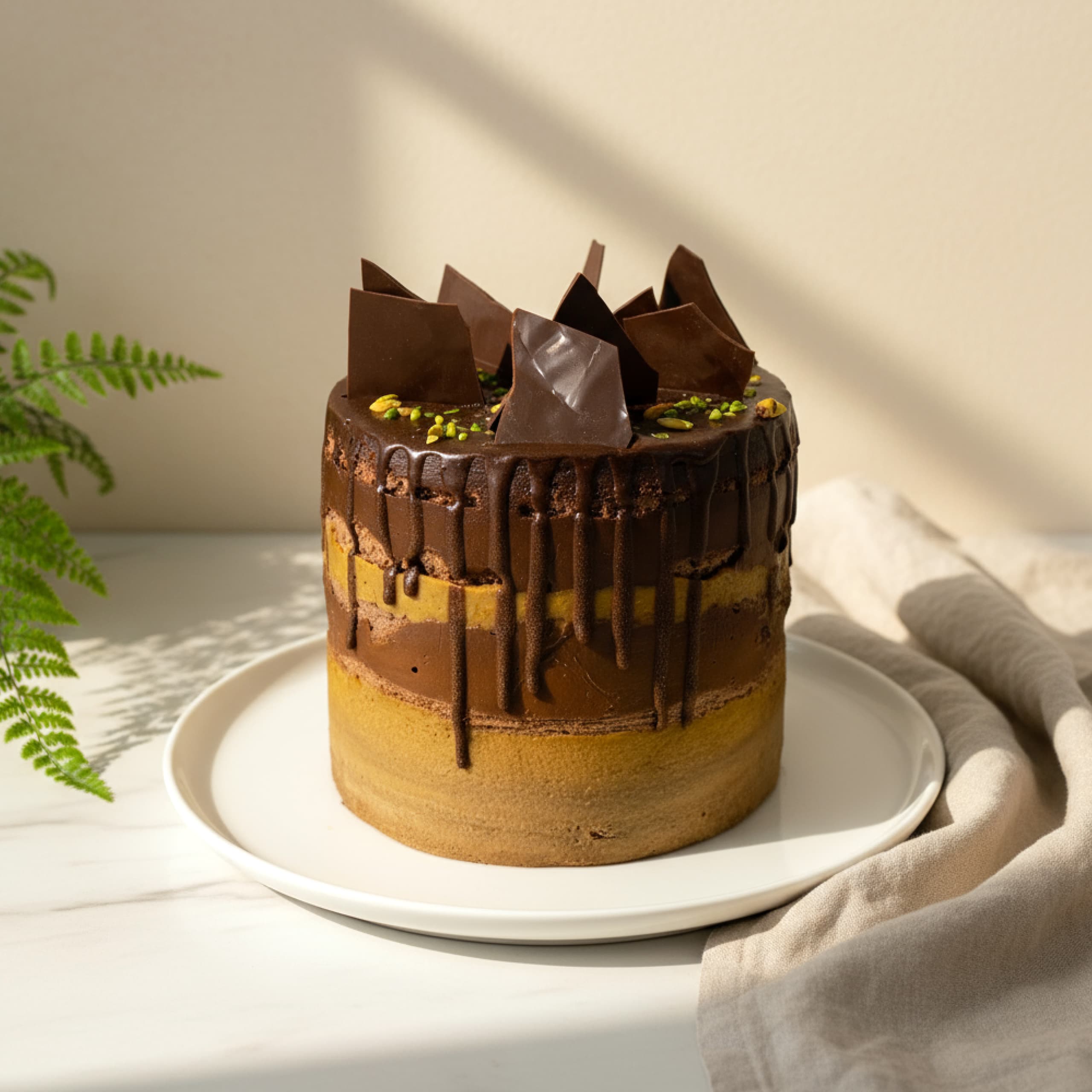 Torta Chocolate Dubai, Sin Azúcar Añadida, 1080 g