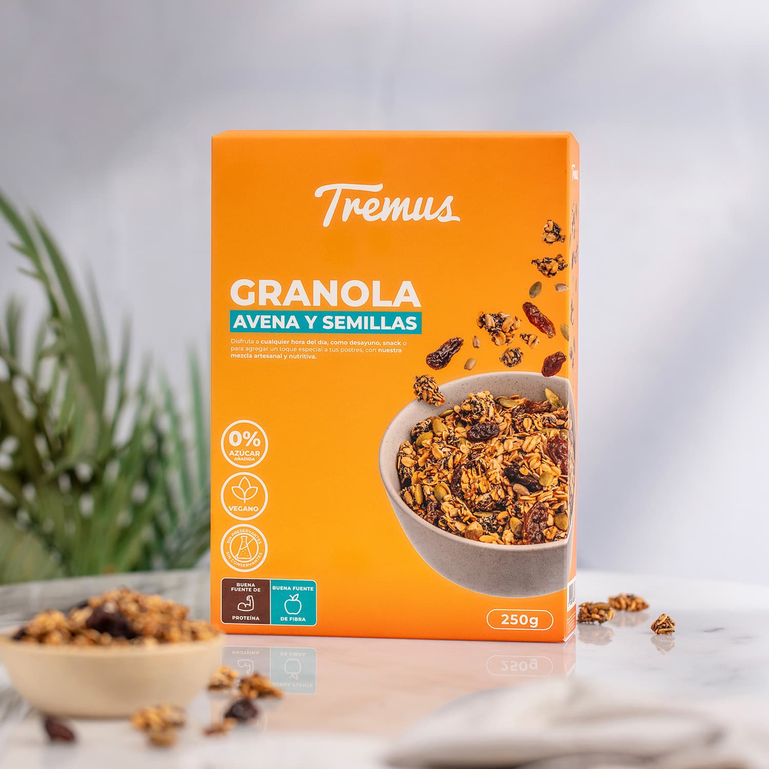 Granola de Avena y Semillas Vegana Tremus 250 g