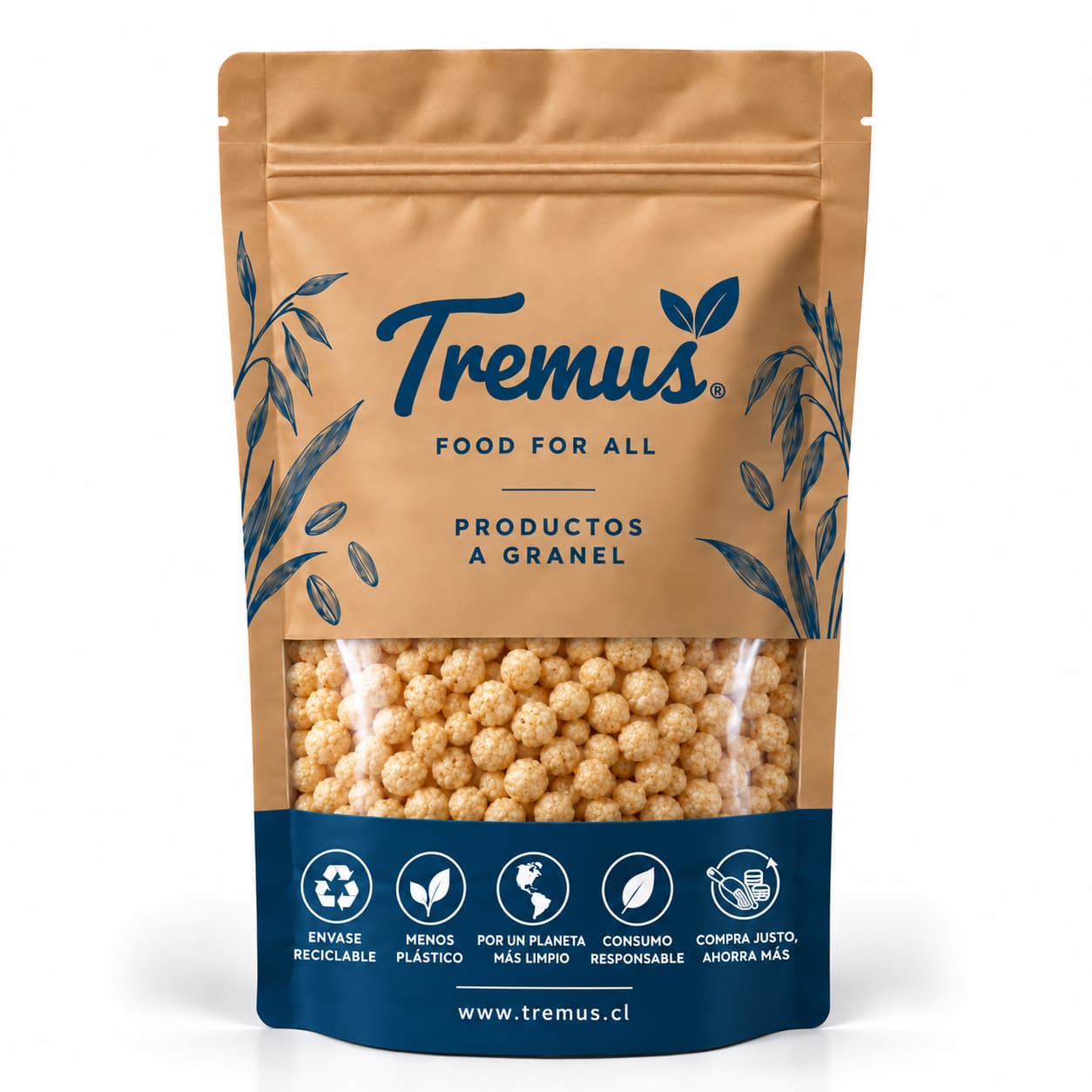 Quínoa Pop, Granel Tremus