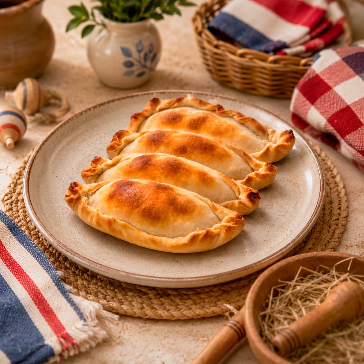 Empanada de Aji de Gallina, 4 unidades (700 g)