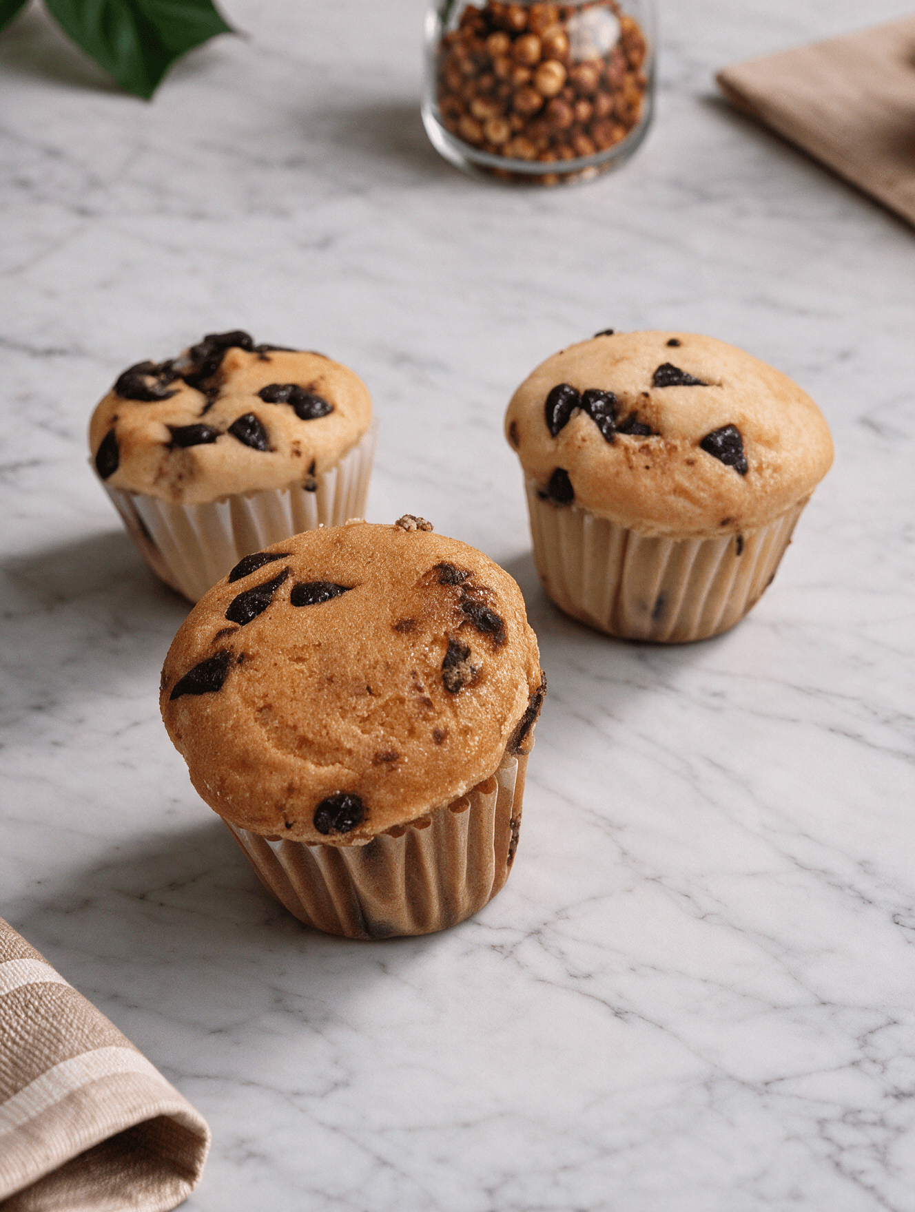 Caja de 12 Mini Muffins Vainilla Chips, 343 g