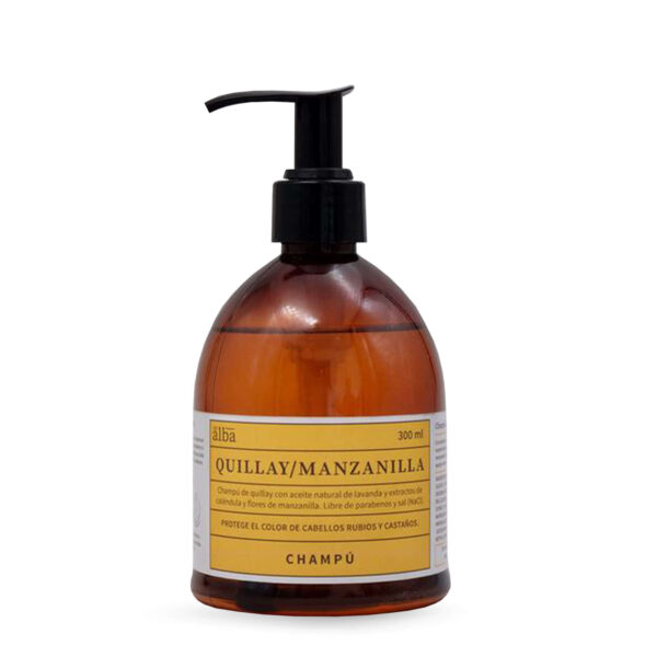 Shampoo Quillay Manzanilla 300 ml Marca Apicola del Alba