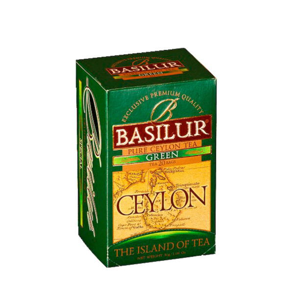 Te Verde 100 % Ceylan 25 Bolsas Marca Basilur