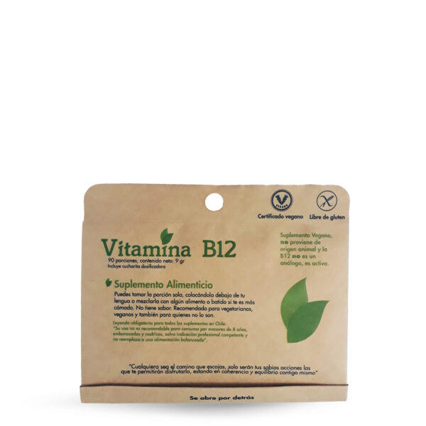 Vitamina B12  9 Gramos Marca Dulzura Natural