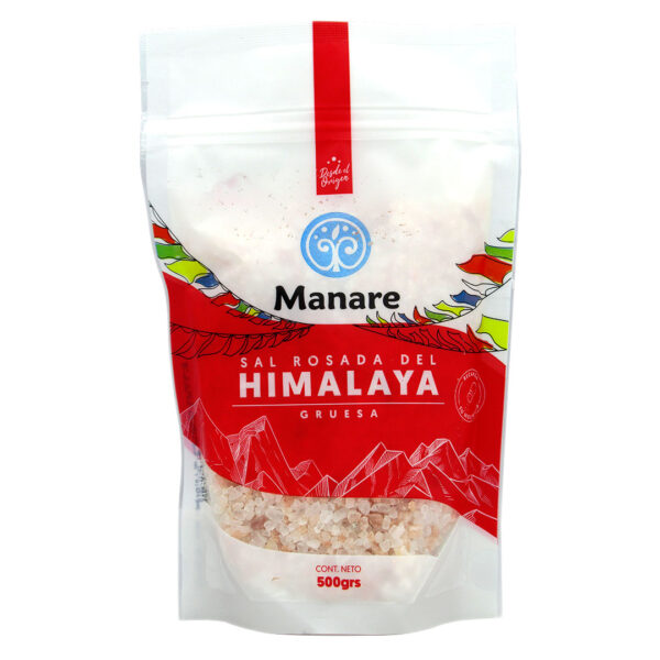Sal Rosada del Himalaya Gruesa 500 grs marca Manare