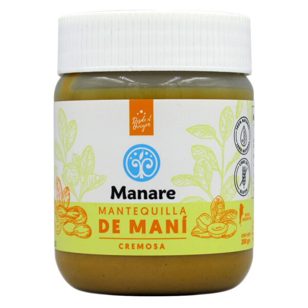 Mantequilla de Maní 250 grs Marca Manare