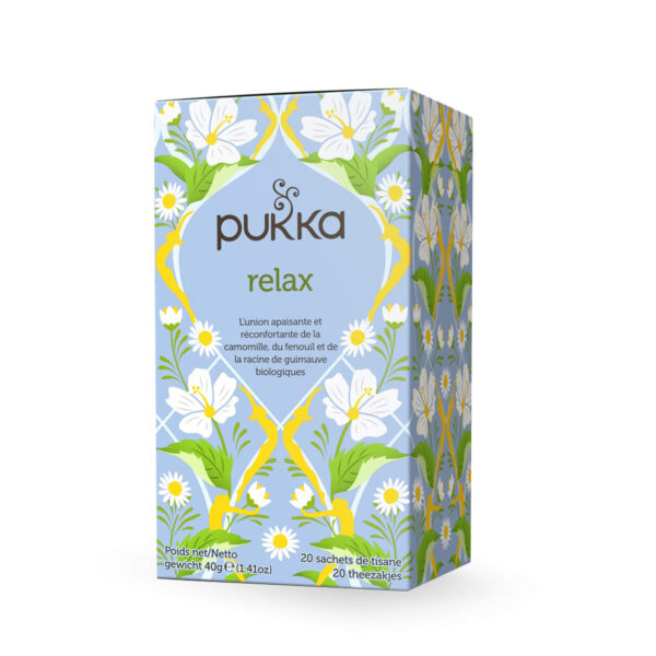 (D) Mix de Infusión Relax/ Relajante 20 bolsas Marca Pukka