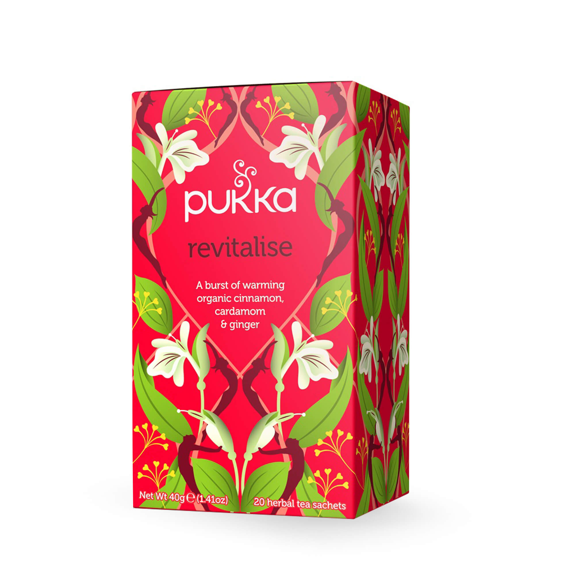 (D)Mix de Infusión Revitalise/ Revitalizante 20 bolsas Marca Pukka