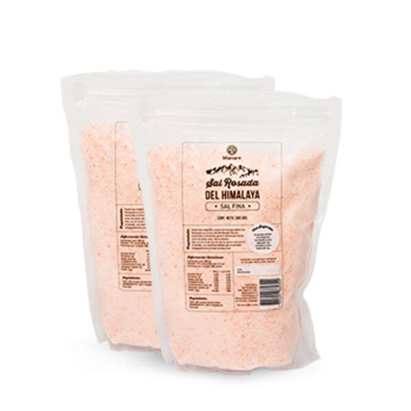 Sal Rosada del Himalaya Fina 500 grs marca Manare