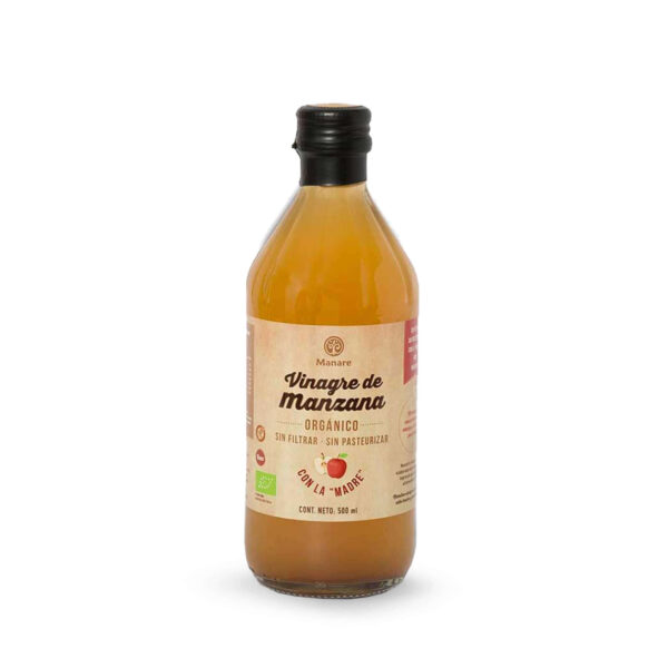 Vinagre de Manzana Orgánico 500 ml marca Manare