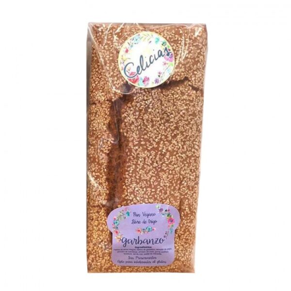Pan de Garbanzos Rebanado Sin Gluten 600 gr marca Celicias