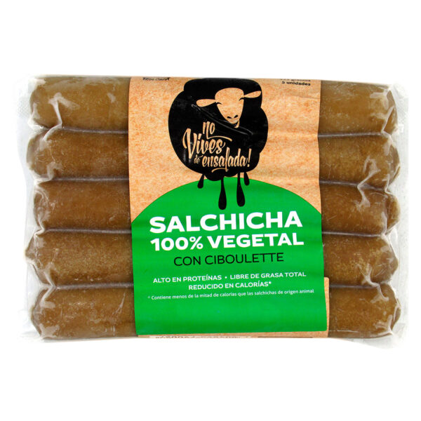 Salchichas Vegetales con Hierbas 5 unidades Marca No Vives de Ensalada