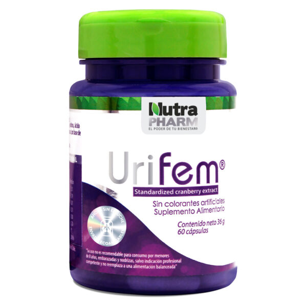 Urifem 60 cápsulas Marca Nutrapharm