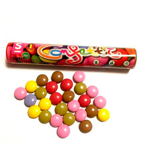Caramelo de Chocolate Reducido azucar en tubitos 22 g Marca Sweet Swicth