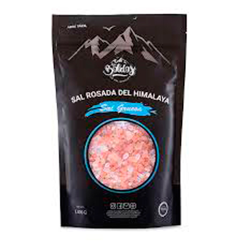 Sal Rosada del Himalaya Gruesa 1 kg Marca Los Boldos