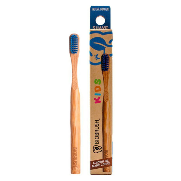 Cepillo de Dientes Kids Suave Azul Marca Biobrush