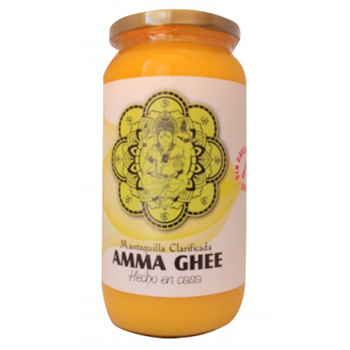 Ghee Mantequilla Clarficada, 450 gr, Marca Amma Ghee Tremus