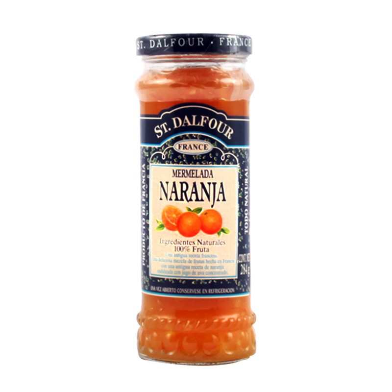 Mermelada de Naranja 100% fruta sin azúcar añadida 284 grs Marca St Dalfour