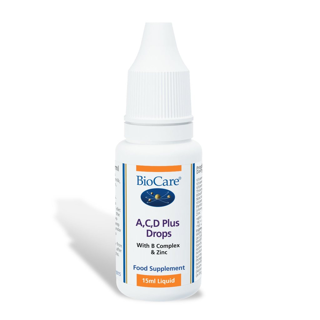 Vitamina A, C, D plus GOTAS, 15ml , marca Biocare Tremus