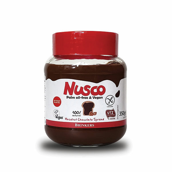 Crema de Avellana y Cacao 100% natural 350 grs marca Nusco