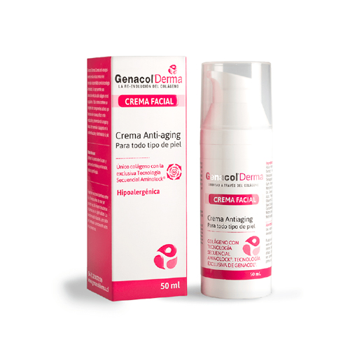 Crema de Rostro Genacol Derma con Colágebo Hidrolizado 50 ml Marca Newscience