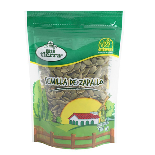 Semilla de Zapallo 110 Grs Marca Mi Tierra