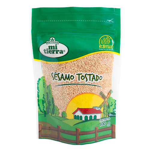 Semilla de Sesamo Tostado 100 grs Marca Mi Tierra