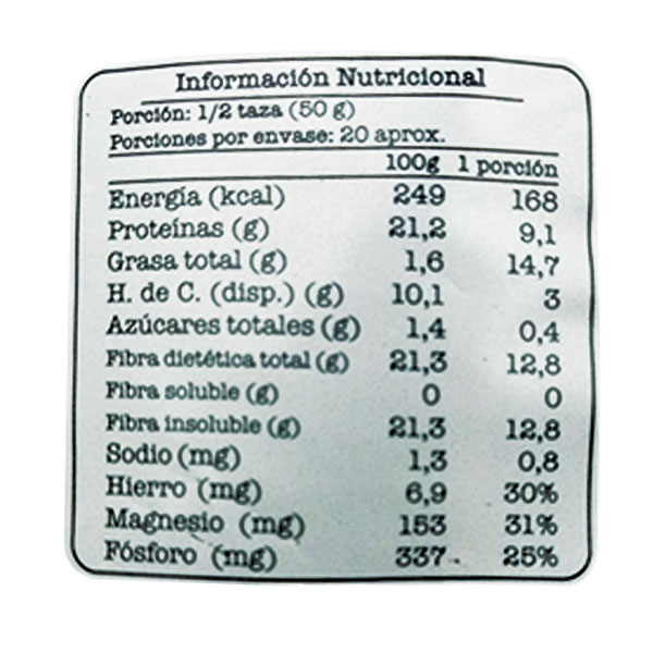 Poroto Negro, 1 Kg, Marca Alto Campo - Imagen 2