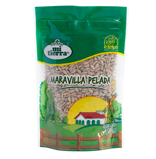 Semilla de Maravilla Pelada 150 Grs Marca Mi Tierra