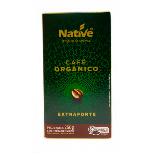 (X) Café Tostado y Molido Orgánico Extra Fuerte 250 Grs Marca Native