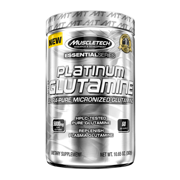 Glutamina en Polvo Platinium 300 Grs Marca Muscletech