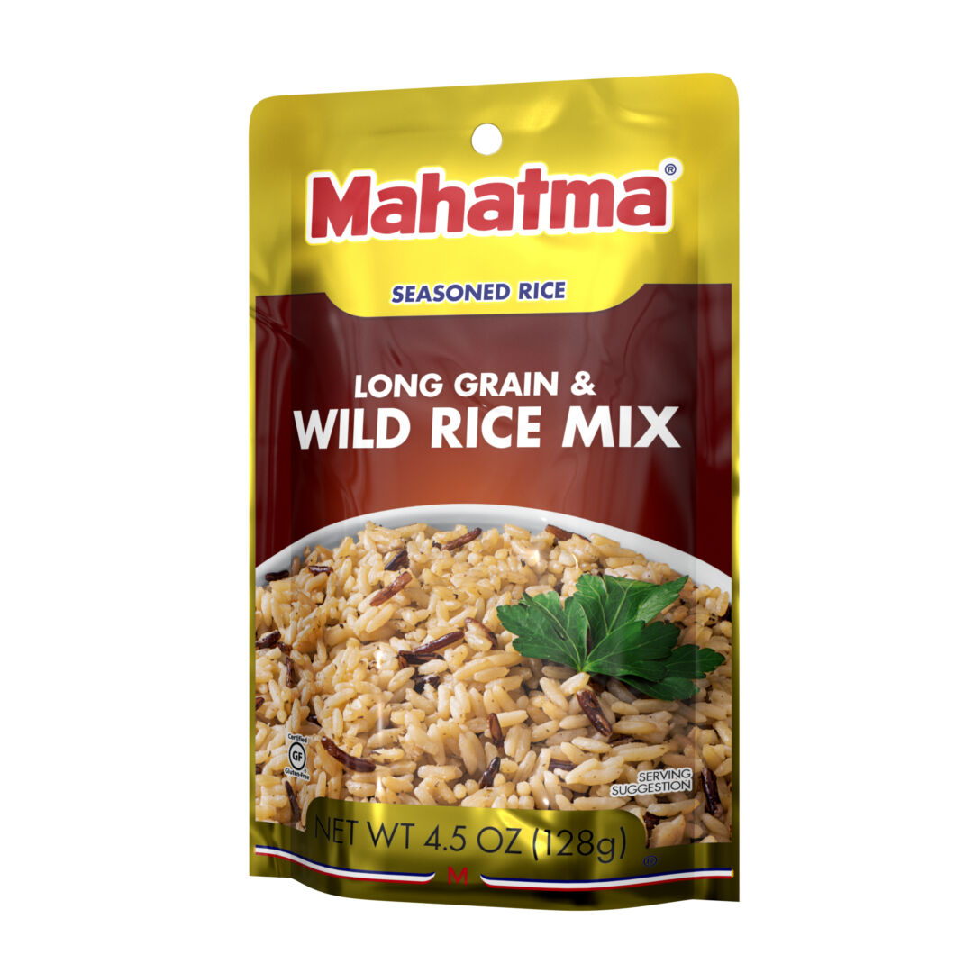 Arroz Grano Largo Con Arroz Salvaje Sin Gluten 128 Grs Marca Mahatma Tremus 2590