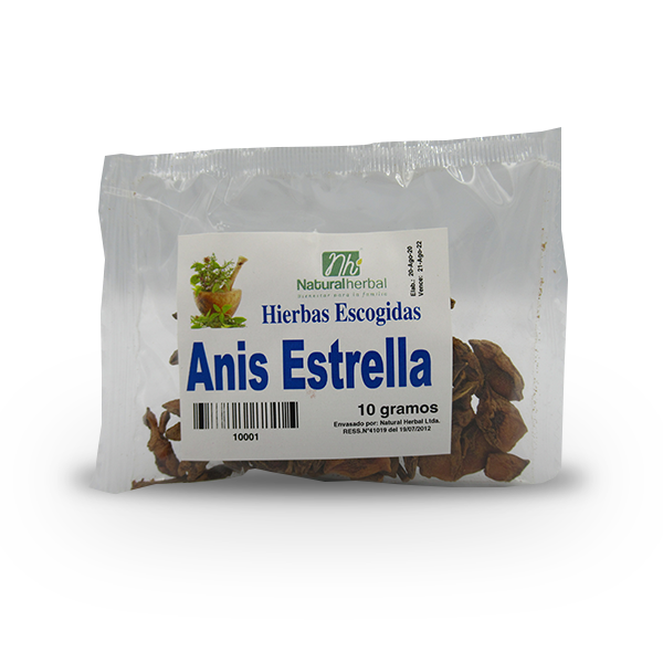 Anis Estrella 10 grs marca Natural Herbal