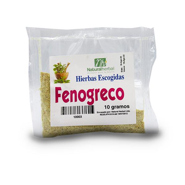 Fenogreco 10 grs marca Natural Herbal