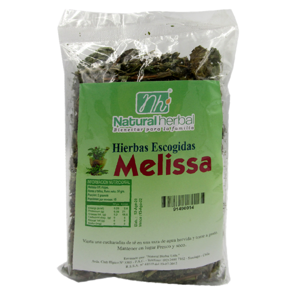 Melissa Hierba 30 grs marca Natural Herbal